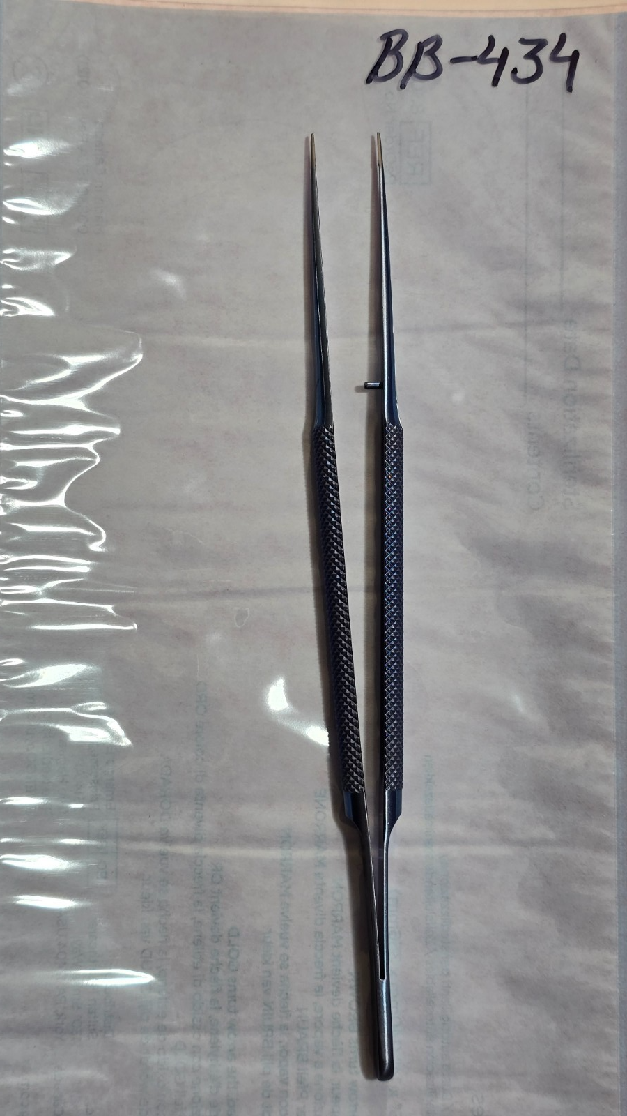 SCANLAN 3003-158 Surgical Titanium Micro Forceps 7" Straight Diamond Dust