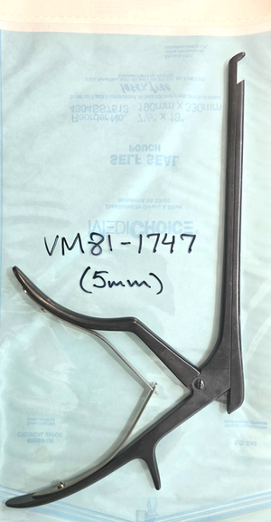 V.Mueller Orthopedic Spurling  Kerrison Rongeurs 8" shaft 5mm 40* up Black