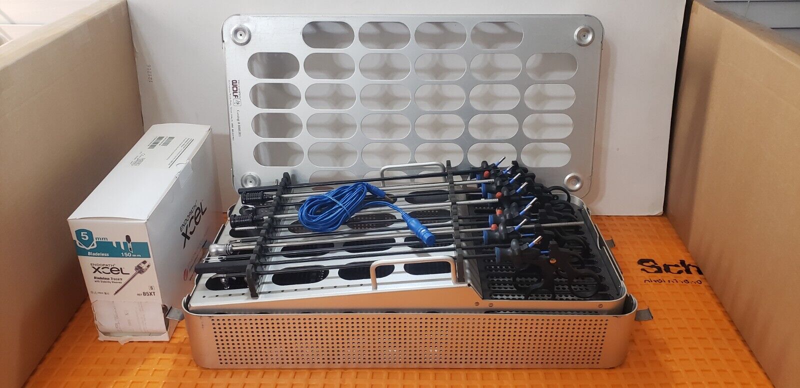 OLYMPUS Surgical Laparoscopic Instruments 5mm x 34cm Set of 14 with Tray