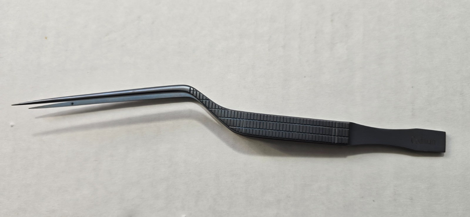 Codman 80-1503 Surgical Neuro Titanium Malis Bayonet Forceps 8 3/4" Fine Tip