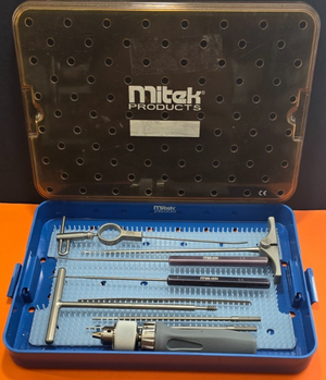 Arthroscopic Shoulder Instruments Set 10 Instruments with tray