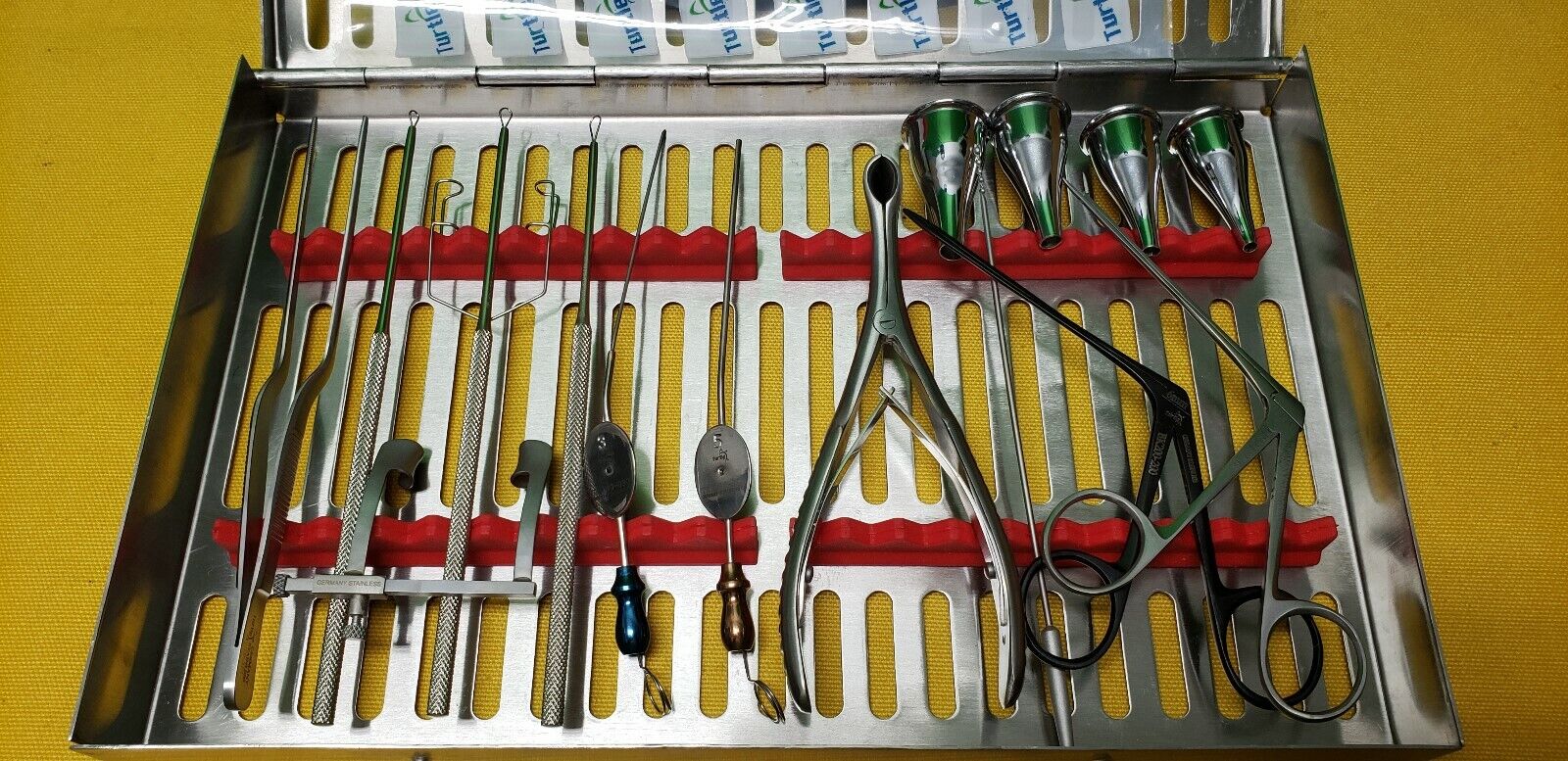 ENT Micro Alligator,Baron Suction 3F,5F,Gruber Ear Specula Belleau Ear Loop Set