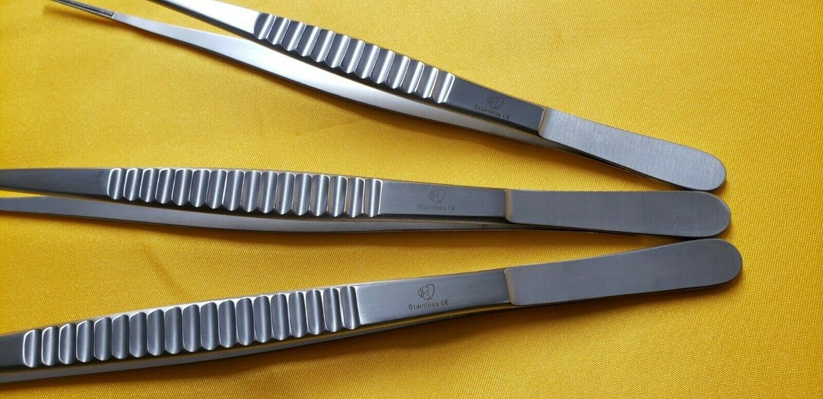Debakey Atraumatic Vascular Tissue Forceps 8",9.5",12" Set of 3 Premium Quality