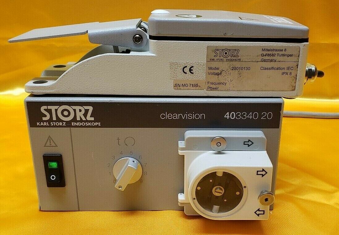 Karl Storz 40334020 Clearvision System with Storz 20010130 Foot Switch