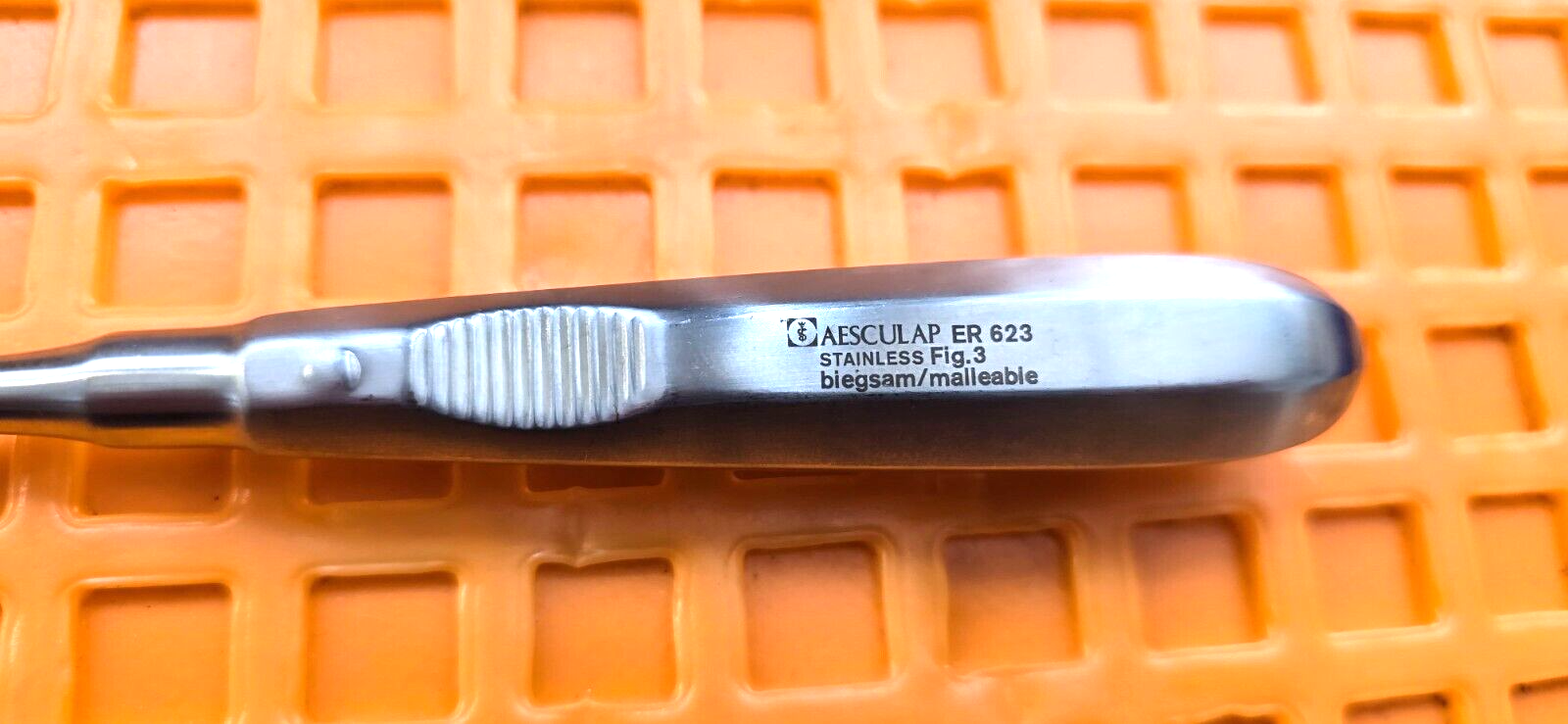Aesculap Surgical Orthopedic BUMM Curette #3 Size 10mm REF: ER 623