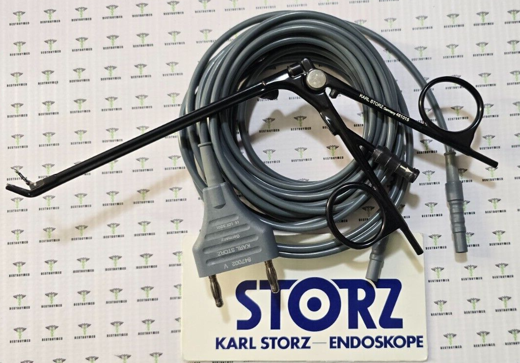 Karl Storz Surgical Bipolar Forceps Angle 25* with 847002 V Bipolar Cord