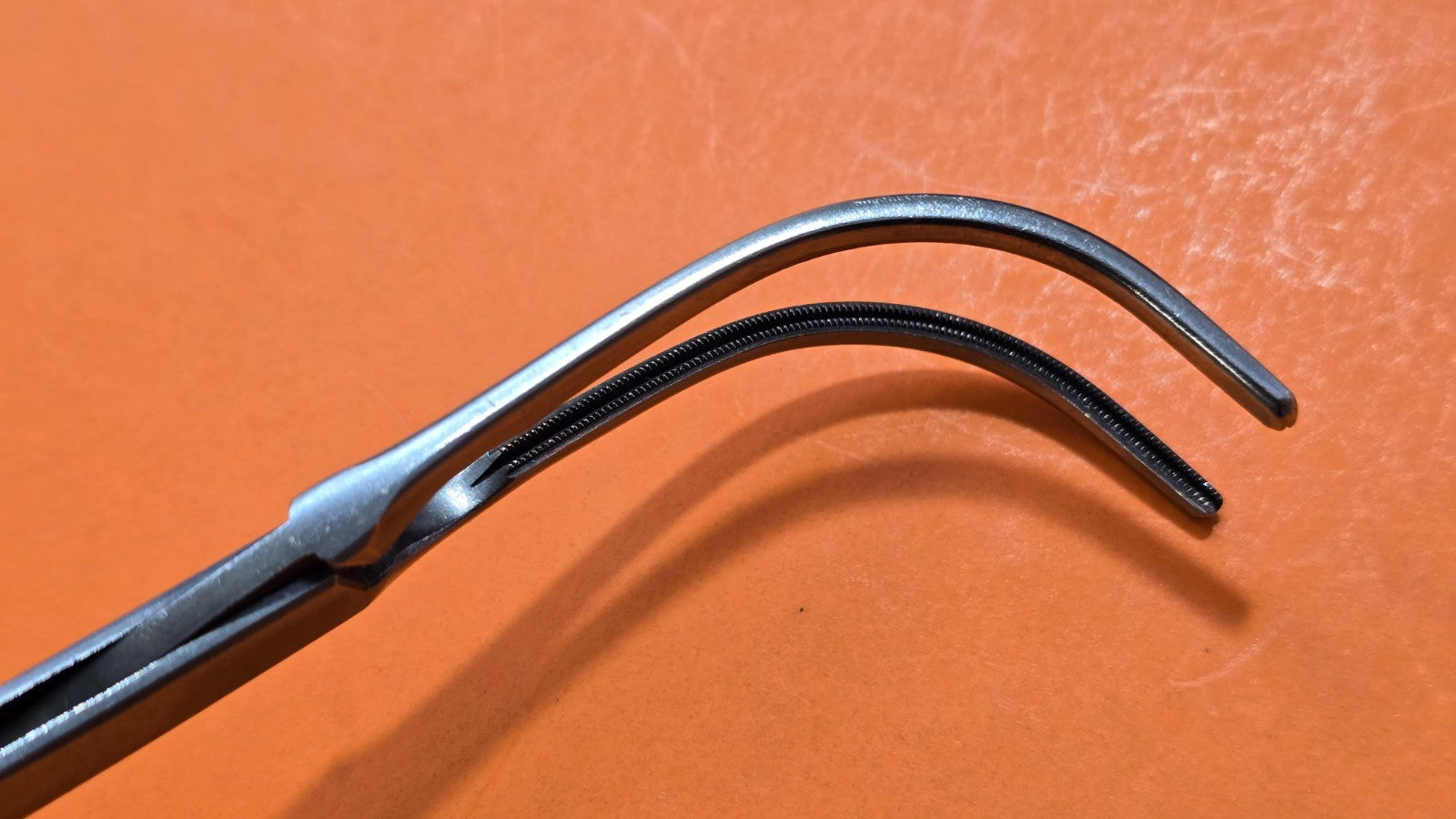 Jarit 320-270 Surgical Debakey Vascular Clamp 9.5"  Curved jaws