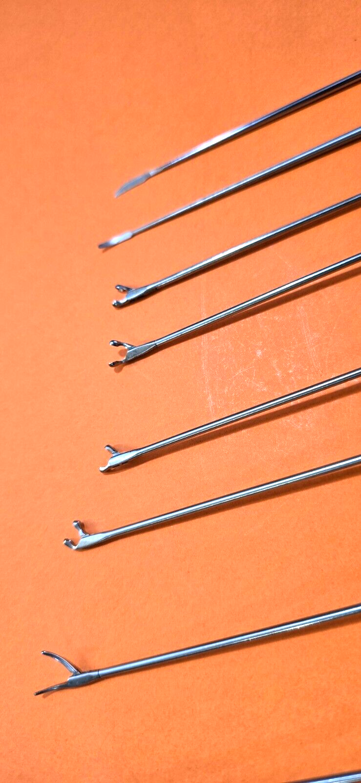 Karl Storz ,Pilling Surgical Laryngeal Instruments Set of 14-Pcs with Tray.