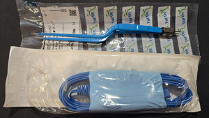 Turtle Surgical Bayonet Bipolar Forceps 8.5" Non Stick & Valleylab Bipolar Cord