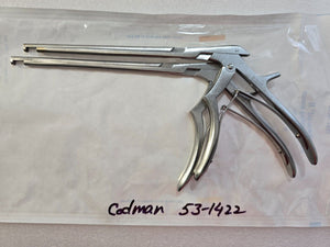 Codman 53-1422 Surgical Kerrison Rongeur 8" x 90 Degree 5mm down Bite