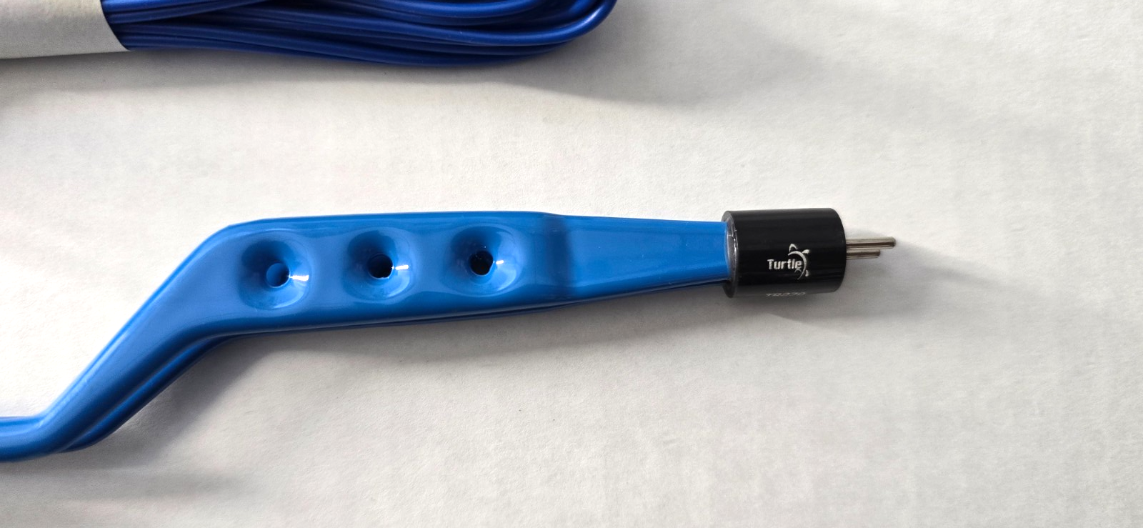Turtle Surgical Yasargil Bayonet Bipolar Forceps 9" Blue Coated & Bipolar Cord