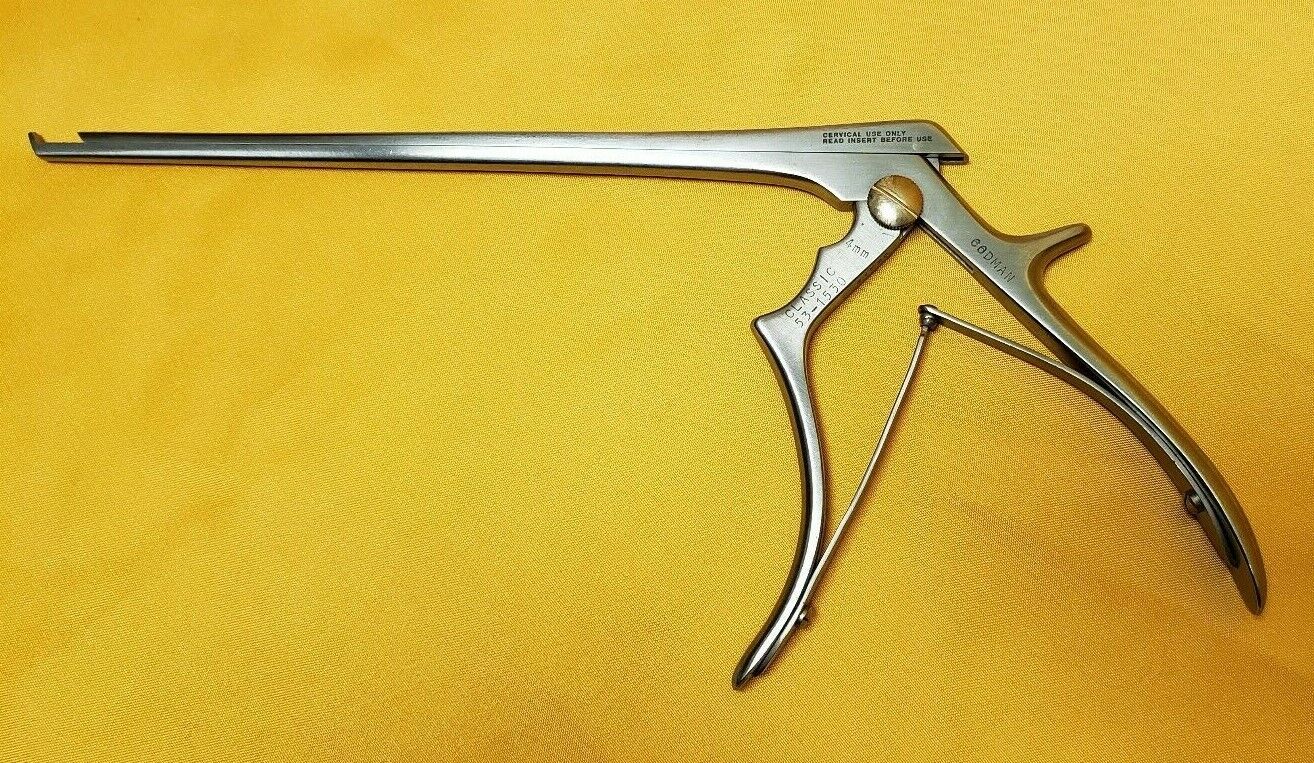 Codman 53-1530 Surgical Kerrison Rongeur 4mm 40 Degree Cervical Use Only