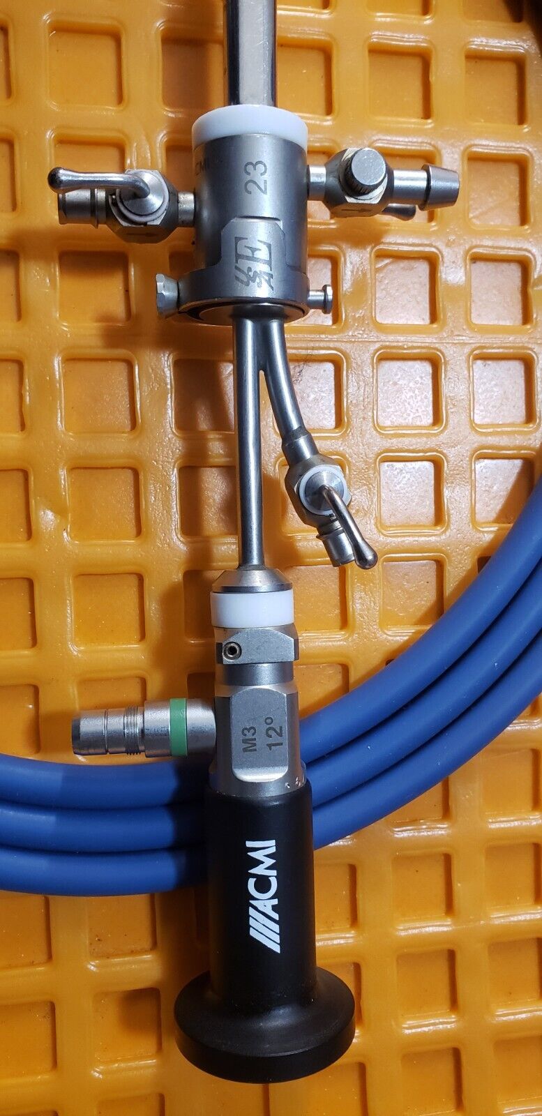 GYRUS ACMI  M3-12 Cystoscope 4mmx12* deg CLB8-23SB,CLS-23SB & Fiber Optic Cable