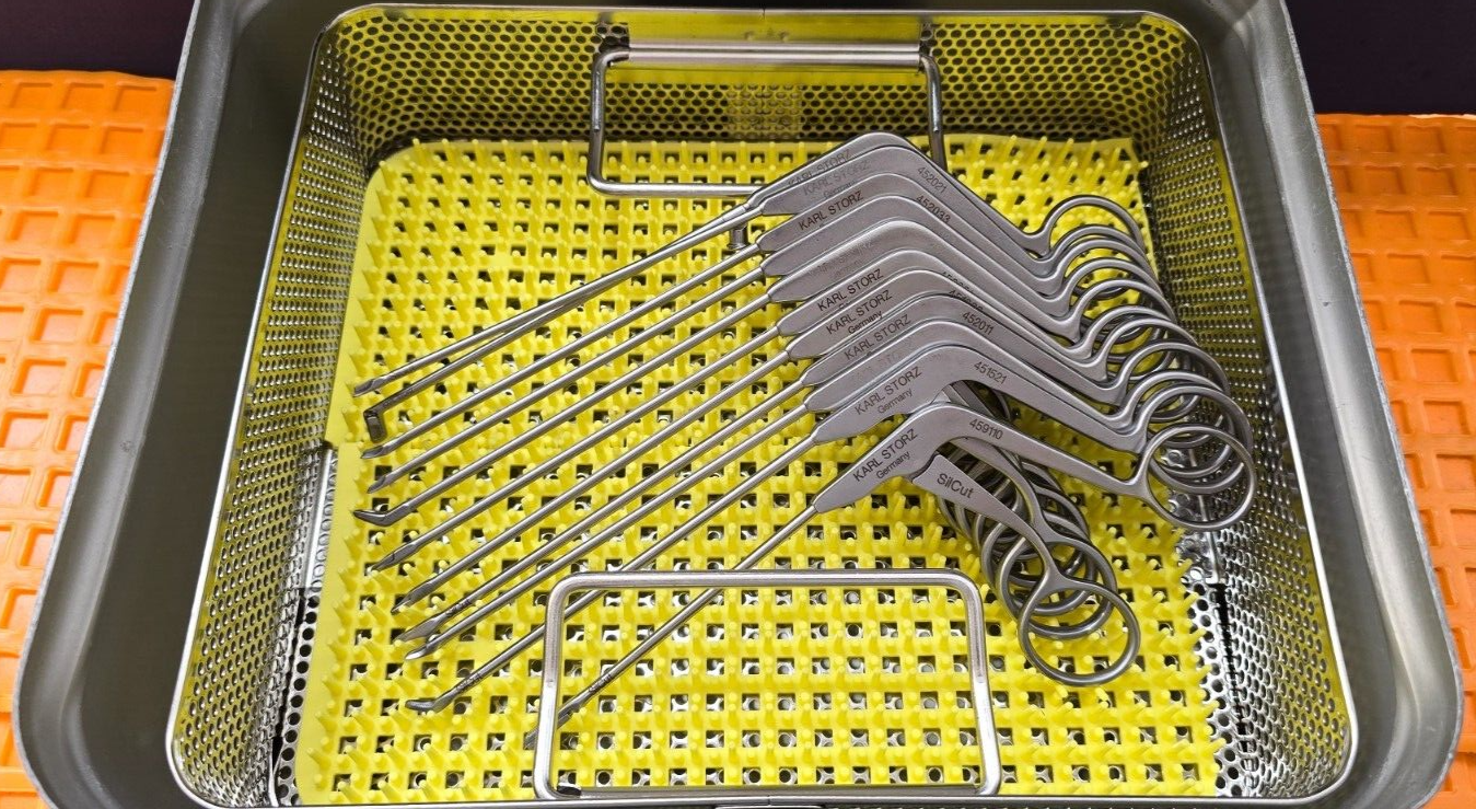 Karl Storz SilCut Punches Instruments GERMANY Set of 11 with Tray
