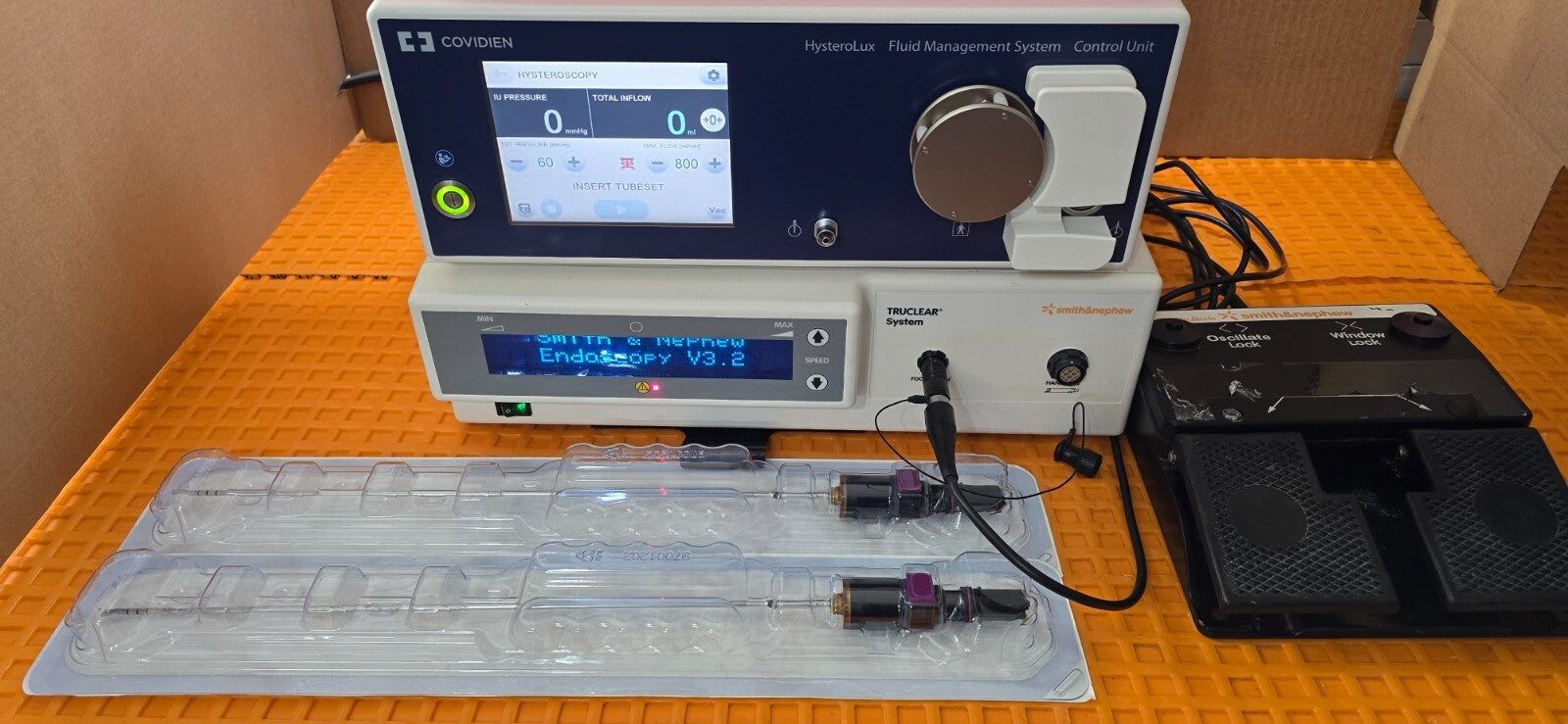 smith&nephew TRUCLEAR System with Hand Piece & Foot Switch.