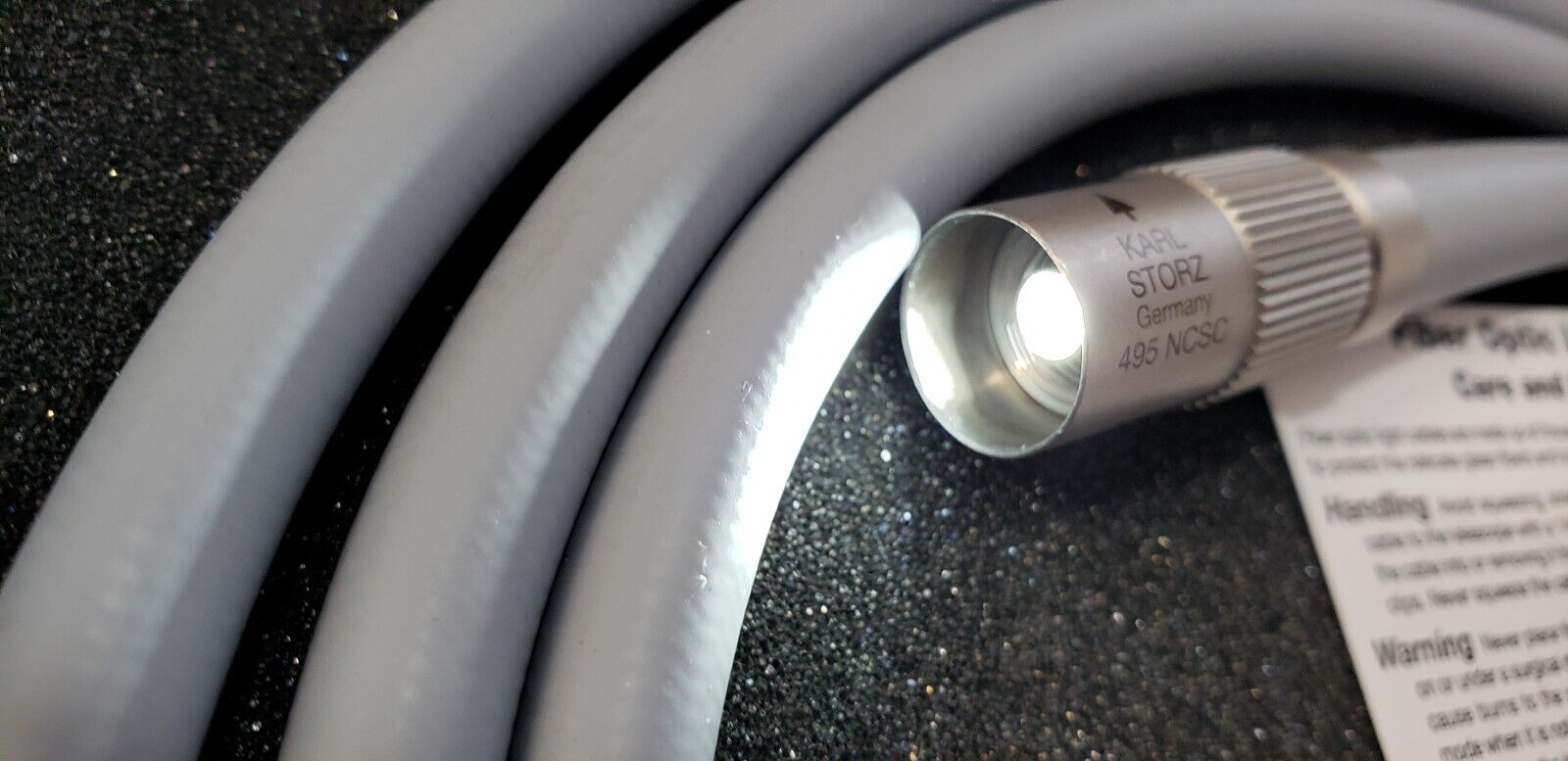 Karl Storz 495NCSC LED Fiber Optic Cable 4.8mmx250cm Use w-TL400 LED RUBINA
