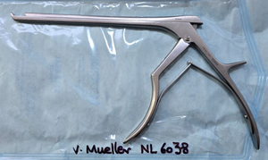 V.Mueller Orthopedic Kerrison Rongeurs 8" shaft 5mm x 40* degree