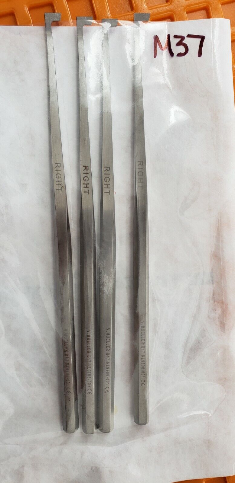 V.Mueller NL9706-001 Surgical Orthopedic McCulloch Right Hockey Stick Chisel