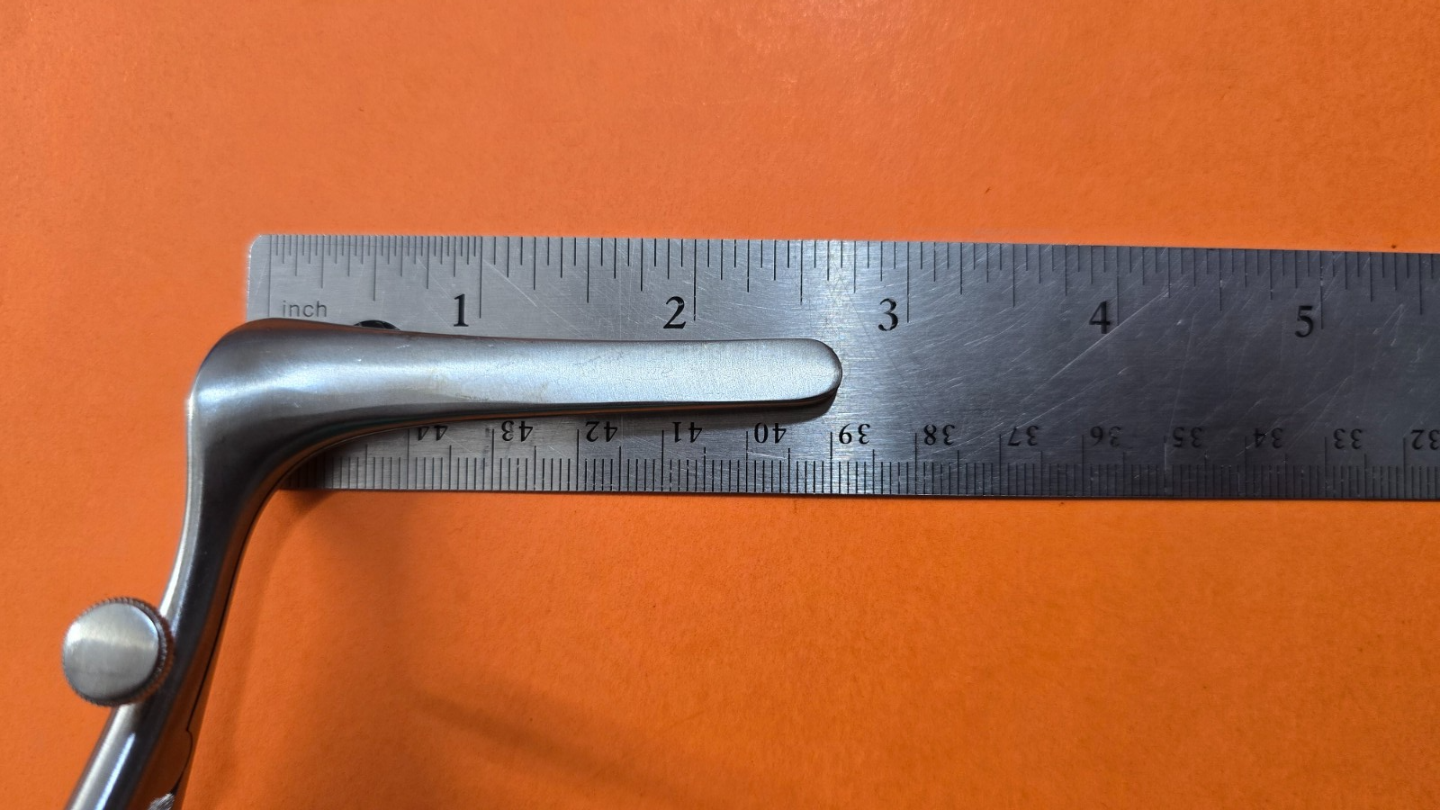 XOMED Surgical Cottle Nasal Speculum, 2.75" Long spring handle.