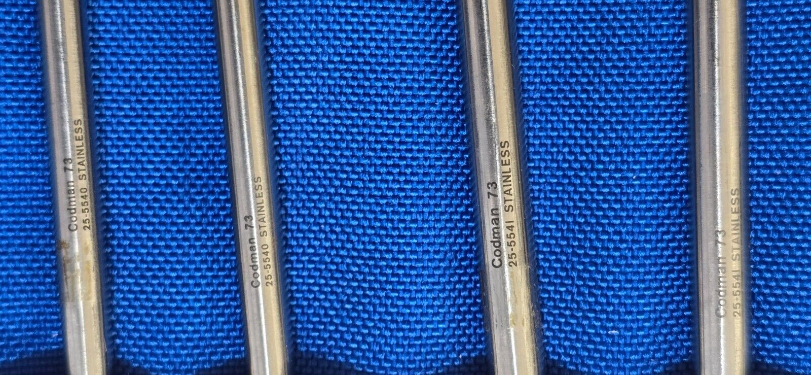 Codman Surgical Hank Dilators Set of 6 Double Ended in Case.