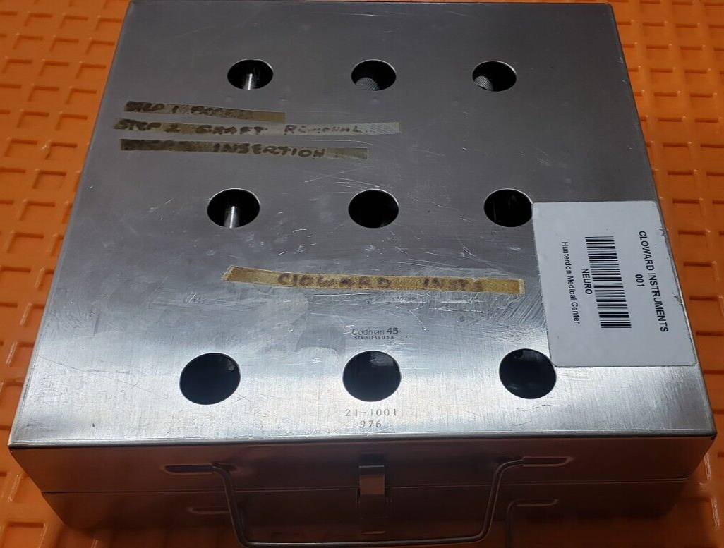 Codman 21-1001 orthopedic Neuro Cloward Instruments Set