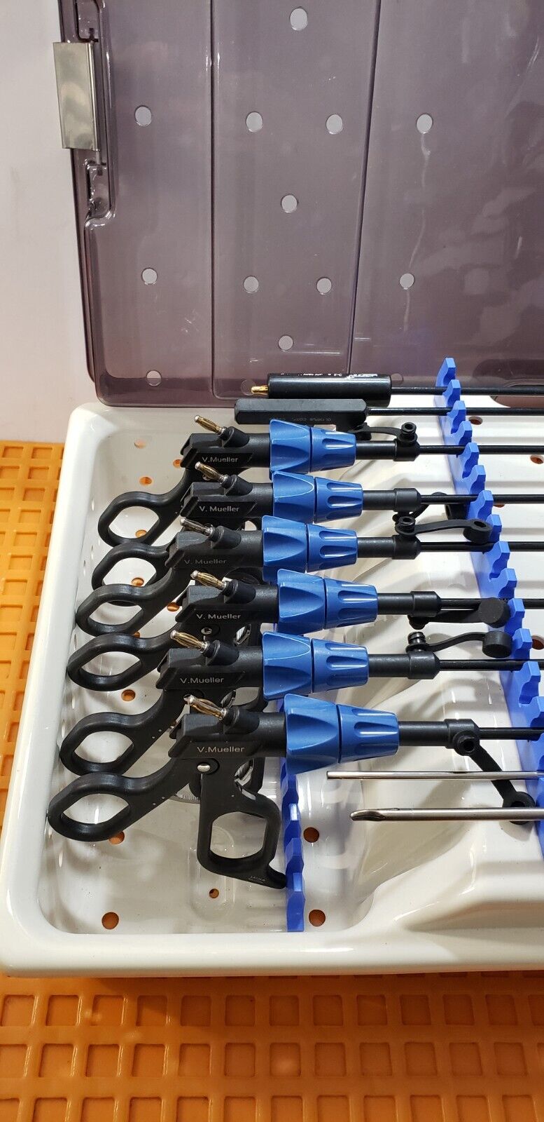 V.Mueller Laparoscopic Instrument 5mmx35cm Monopolar Instruments Set of 10