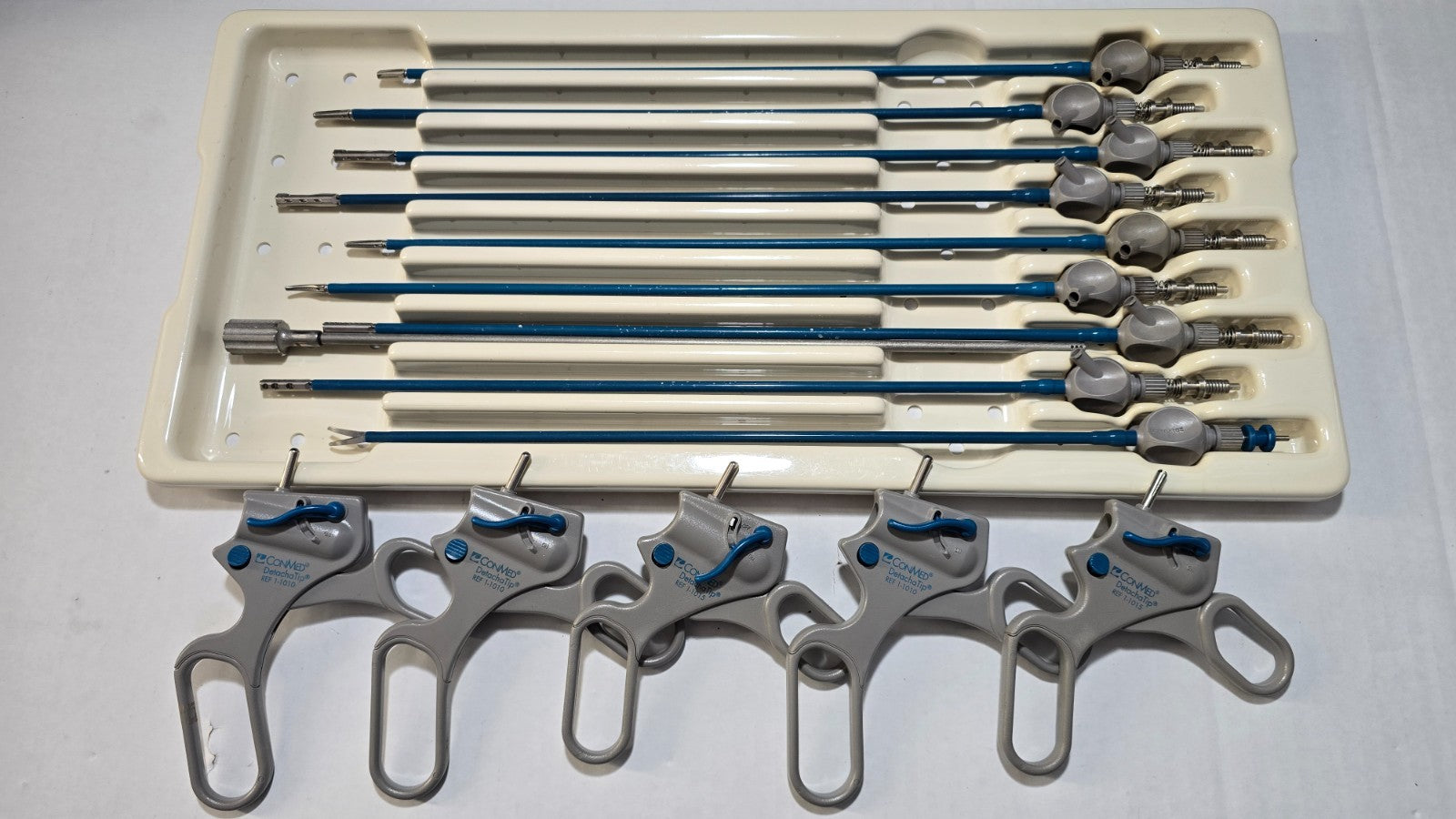 Conmed Linvatec Detacha Tip Laparoscopic Instruments 5mm x 33cm Set