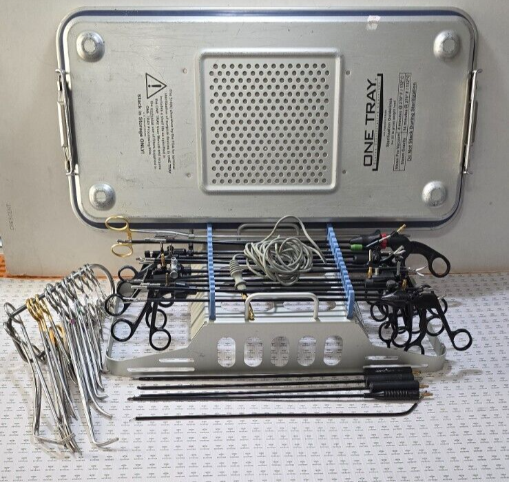 Jarit / Stryker Laparoscopic Instrument 5mmx35cm Set of 20 with Tray