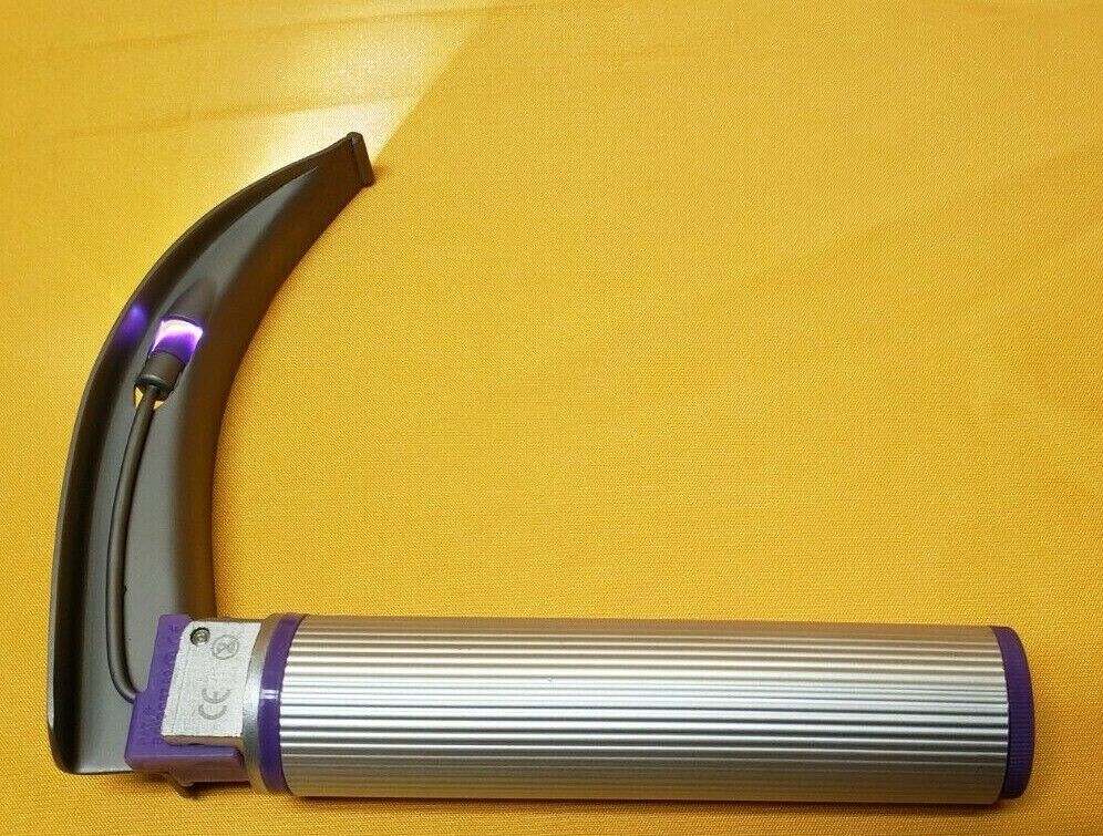 INTUBRITE  Laryngoscope Mac Blade #3 With Medium Handle LED White