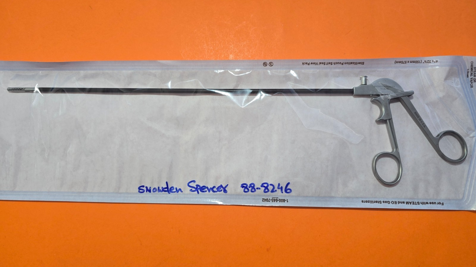 Snowden-Pencer 88-8246 Fundus Grasping Forceps 5mmx37cm Single Action