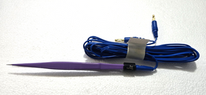 Turtle Surgical Bipolar Forceps 7" Purple Non Stick Tips with Bipolar Cable