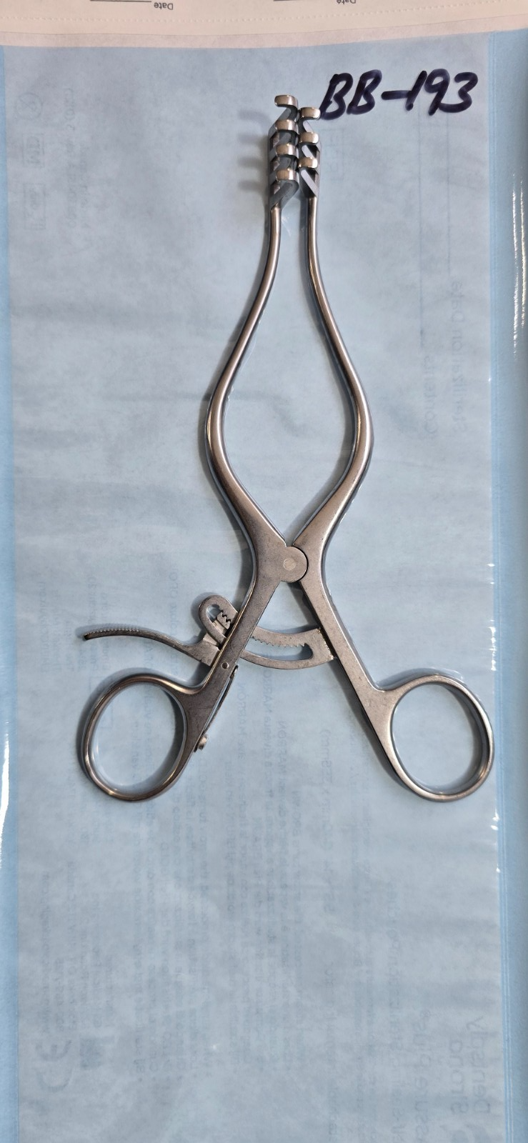Aesculap BV075R Orthopedic Weitlaner Retractor 6.3/4"  Blunt 3x4 Prongs
