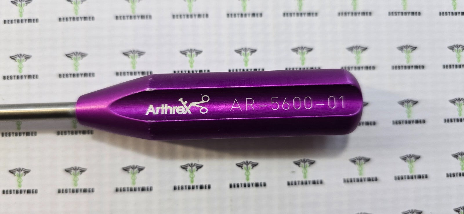 Arthrex Surgical Reusable 4mm OFFSET Instrument Purple handle  REF: AR-5600
