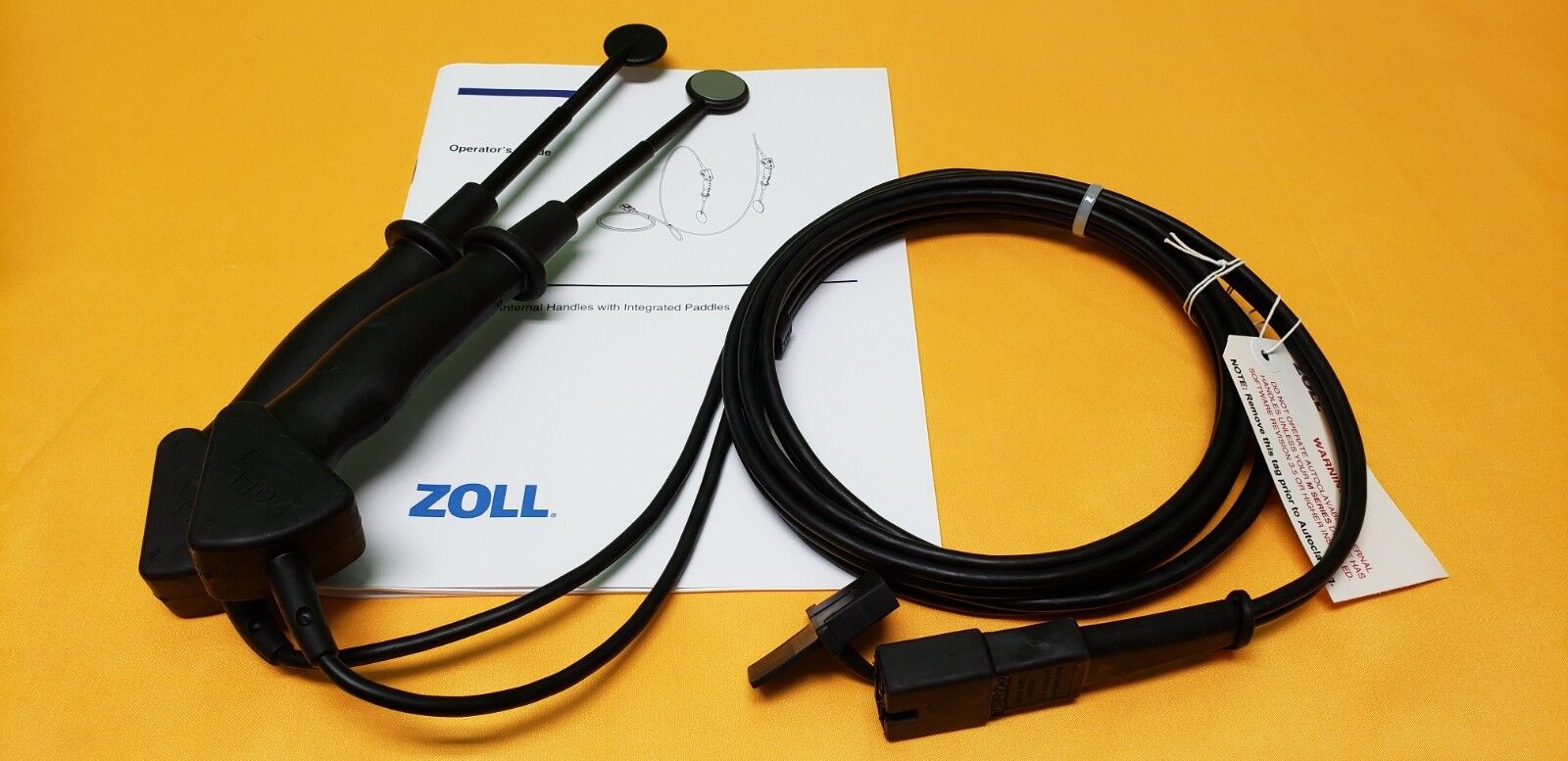 Zoll 8011013901 Autoclave able Internal Handles with Integrated Paddles & Manual