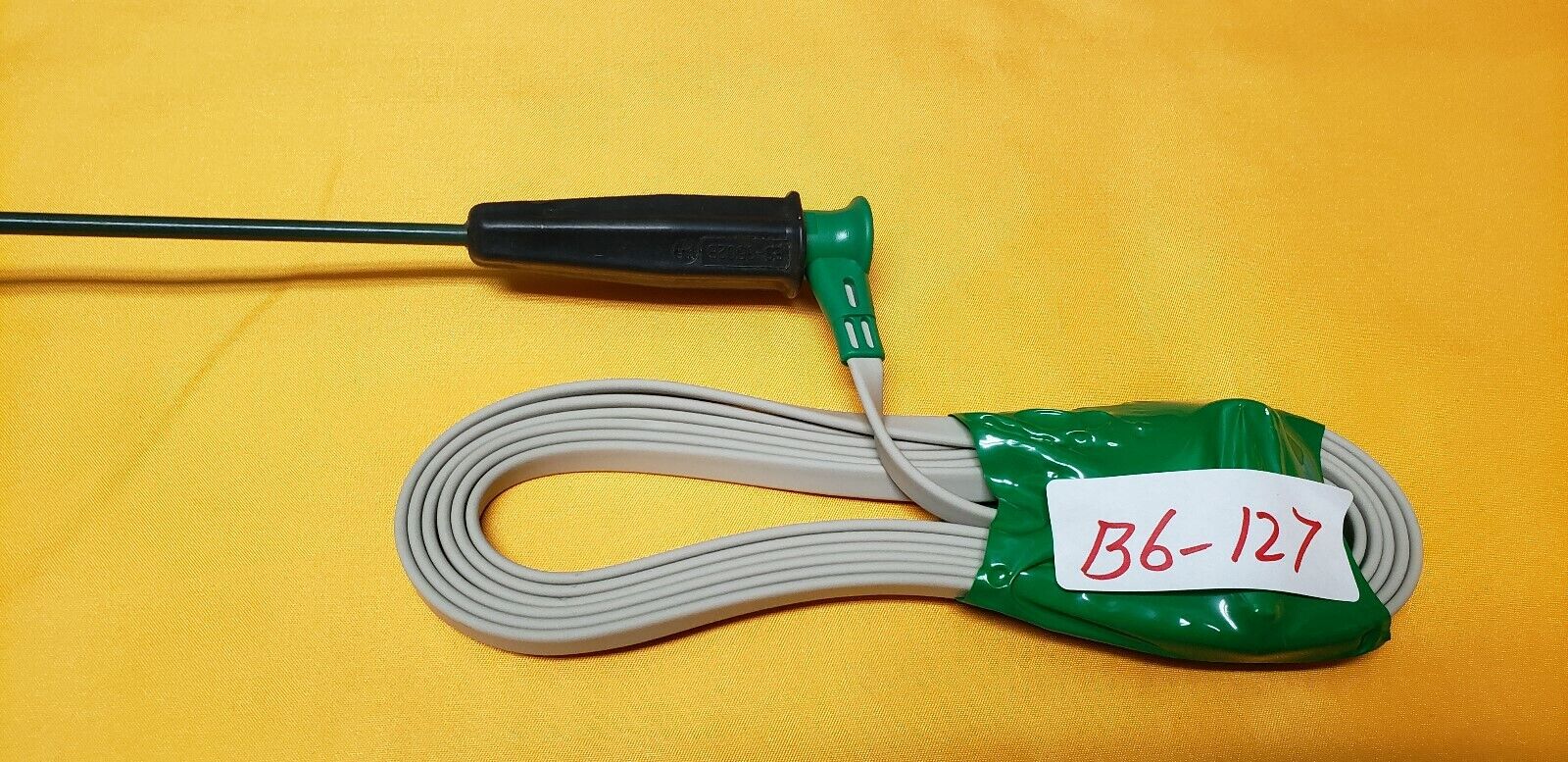 Encision Surgical Laparoscopic 35cm AEM Reusable Spatula-Hook Electrode w-Cable
