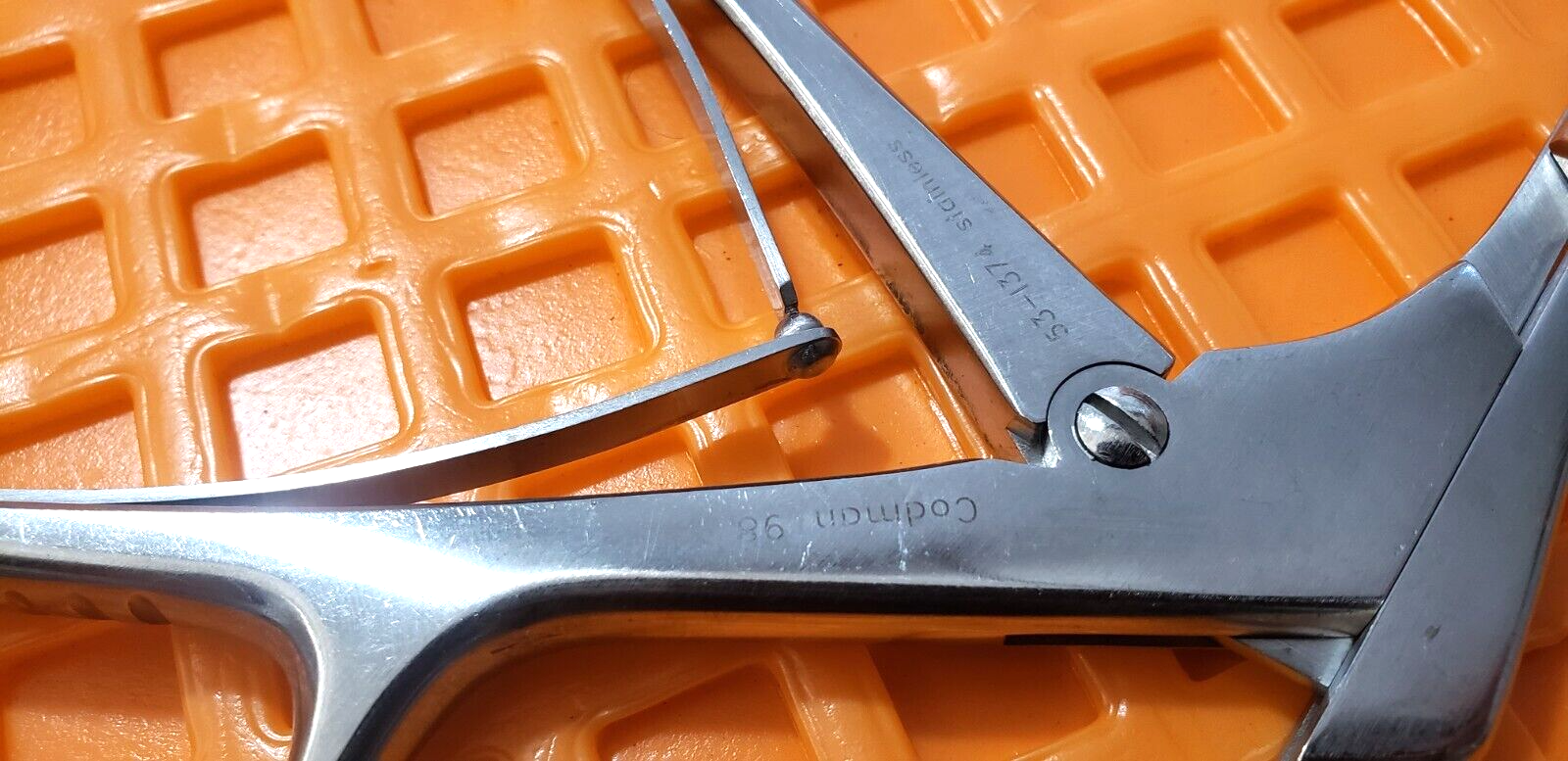 Codman 53-1374 Surgical Kerrison Rongeur 6" x 90 Degree 3mm down Bite