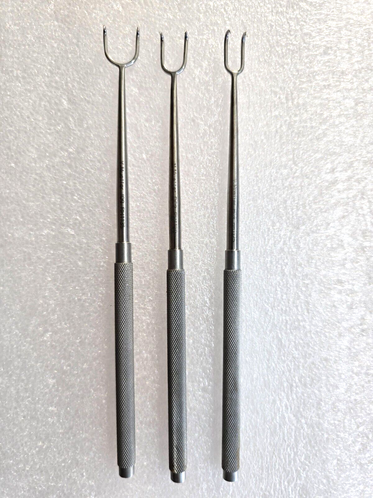 V.Mueller RH1135 Surgical Joseph Skin Hook 6.25" Double Prong 5,7,10mm Set
