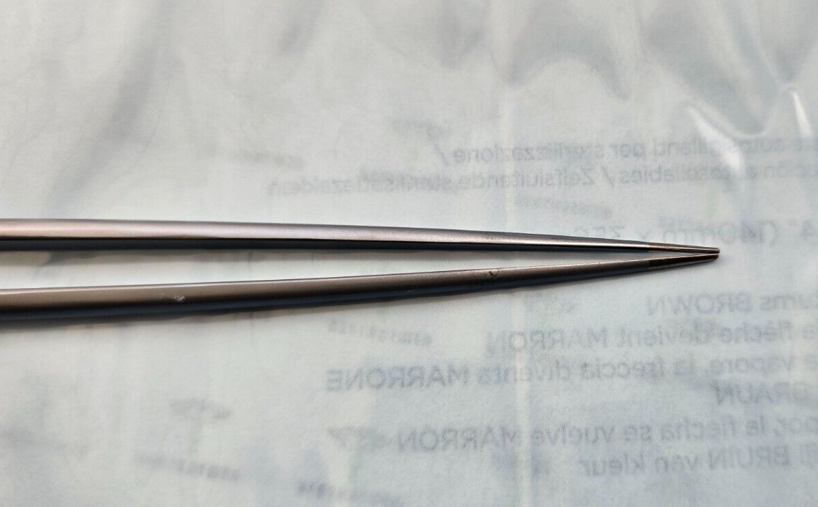 Codman Surgical Titanium Bayonet Bipolar Forceps 9" with Aesculap Bipolar Cord