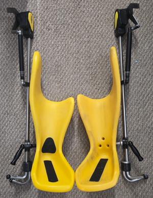 Allen Medical Yellowfins Stirrups With Lift assist Right & Left