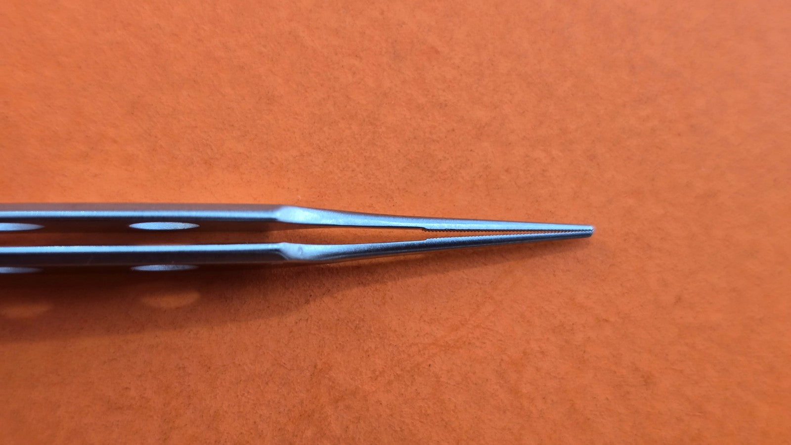 Jarit 355-123 Surgical Bishop Harmon Iris Forceps 3 3/8" straight