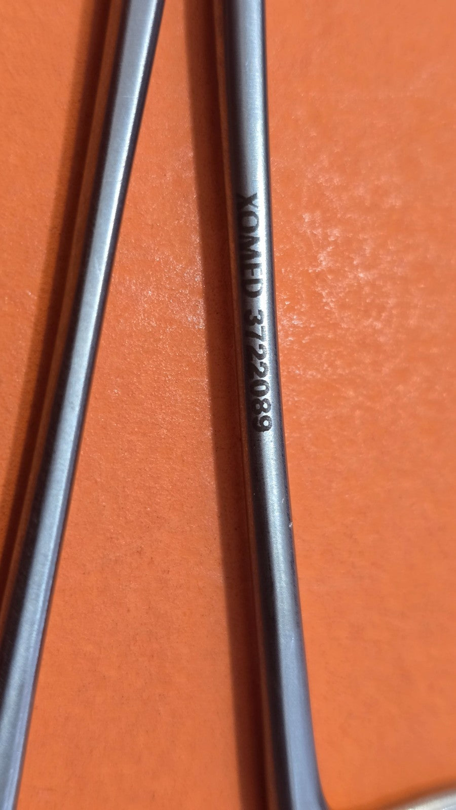XOMED Surgical McCabe facial Forceps Angled 14mm smooth Jaws 5.5"