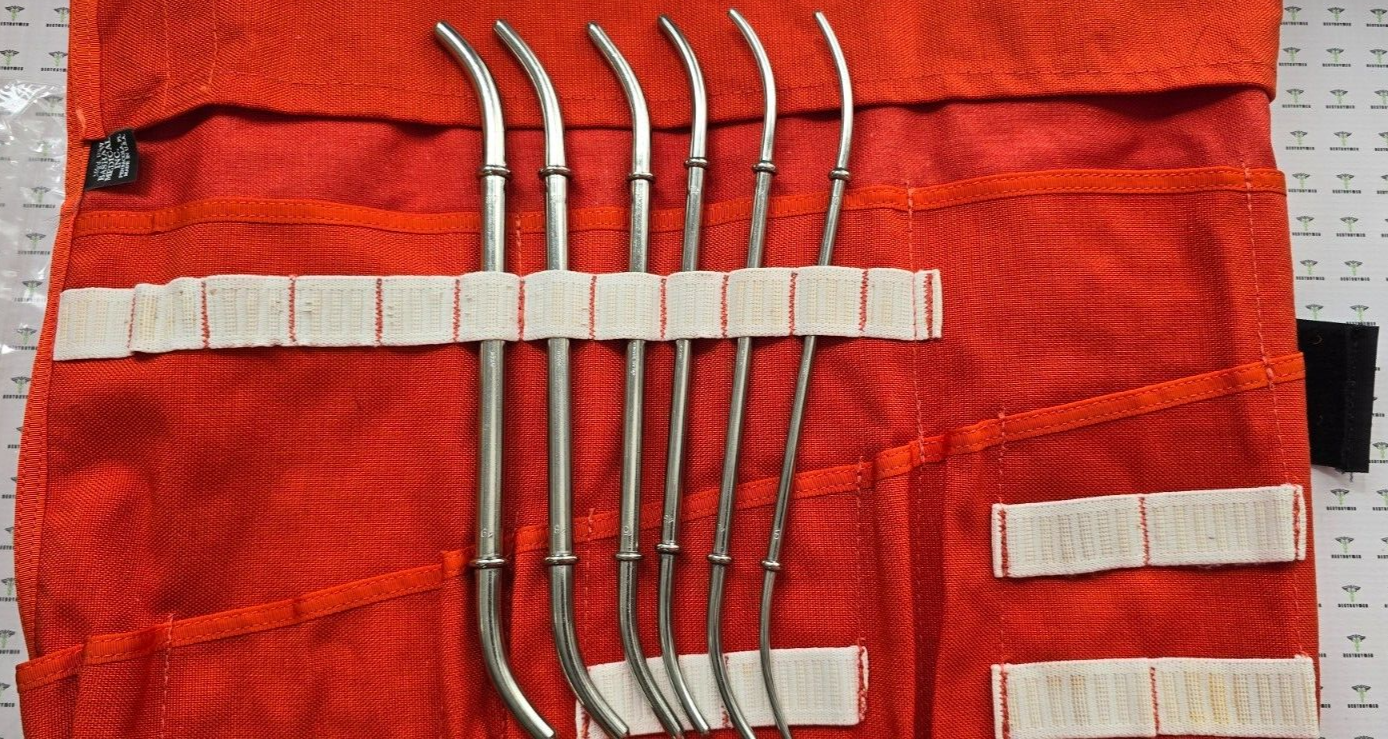 Weck Surgical OBGYN Hank Dilators Set of 6 Double Ended in Case.