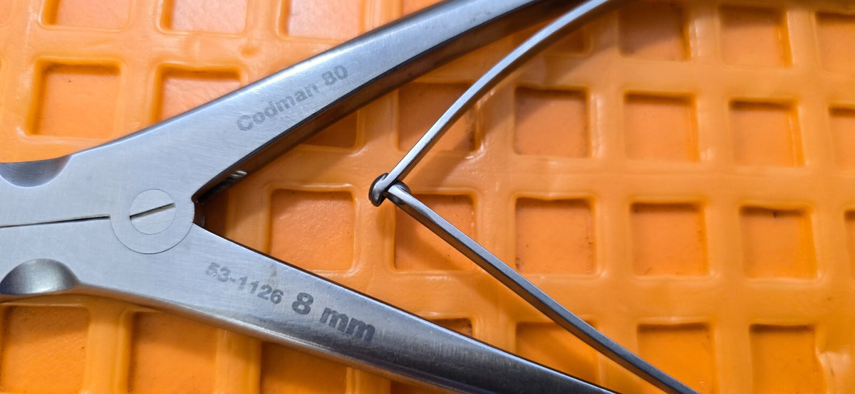 Codman Orthopedic Leksell Rongeurs 8mm x10cm Size 10" Double Action