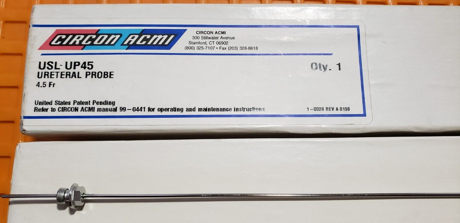 Circon Acmi Laparoscopic Ureteral Probe 4.5Fr x 45cm