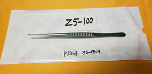 Pilling 35-1804 Surgical DeBakey Forceps 9.5"