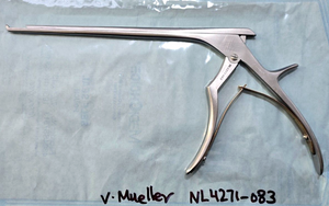 V.Mueller Surgical Orthopedic Kerrison Rongeurs 8" shaft 3mm 40* Degree