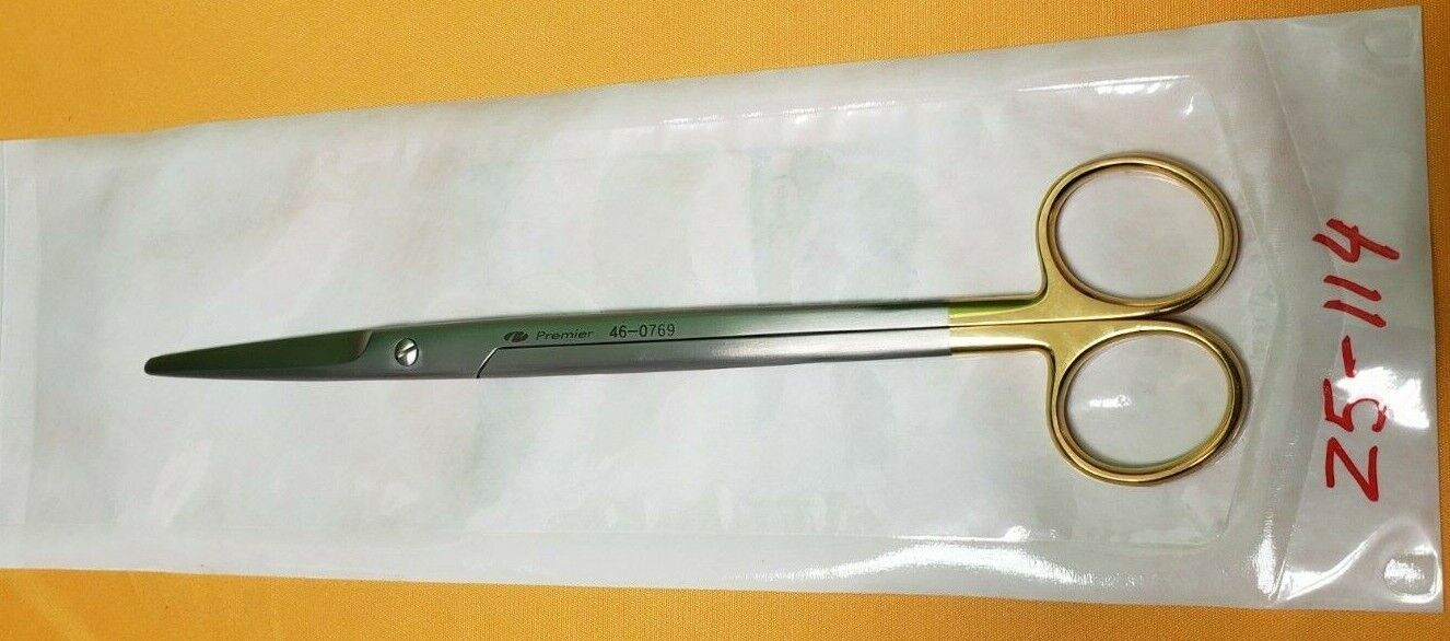 Premier Surgical TC MATO Dissecting Scissors 9" Straight Carbide Jaws 46-0769