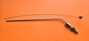 Aesculap  GF 384R Surgical Fergusson Frazier Suction Tube, Angled 4mm