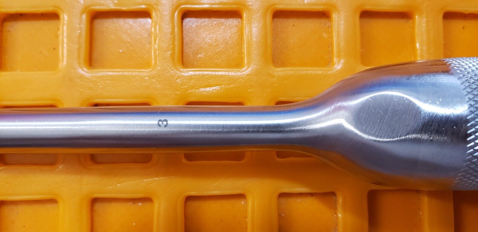 V.Mueller VM81-9123 Surgical Orthopedic Wallie-Heinig Curette 15" Size #3