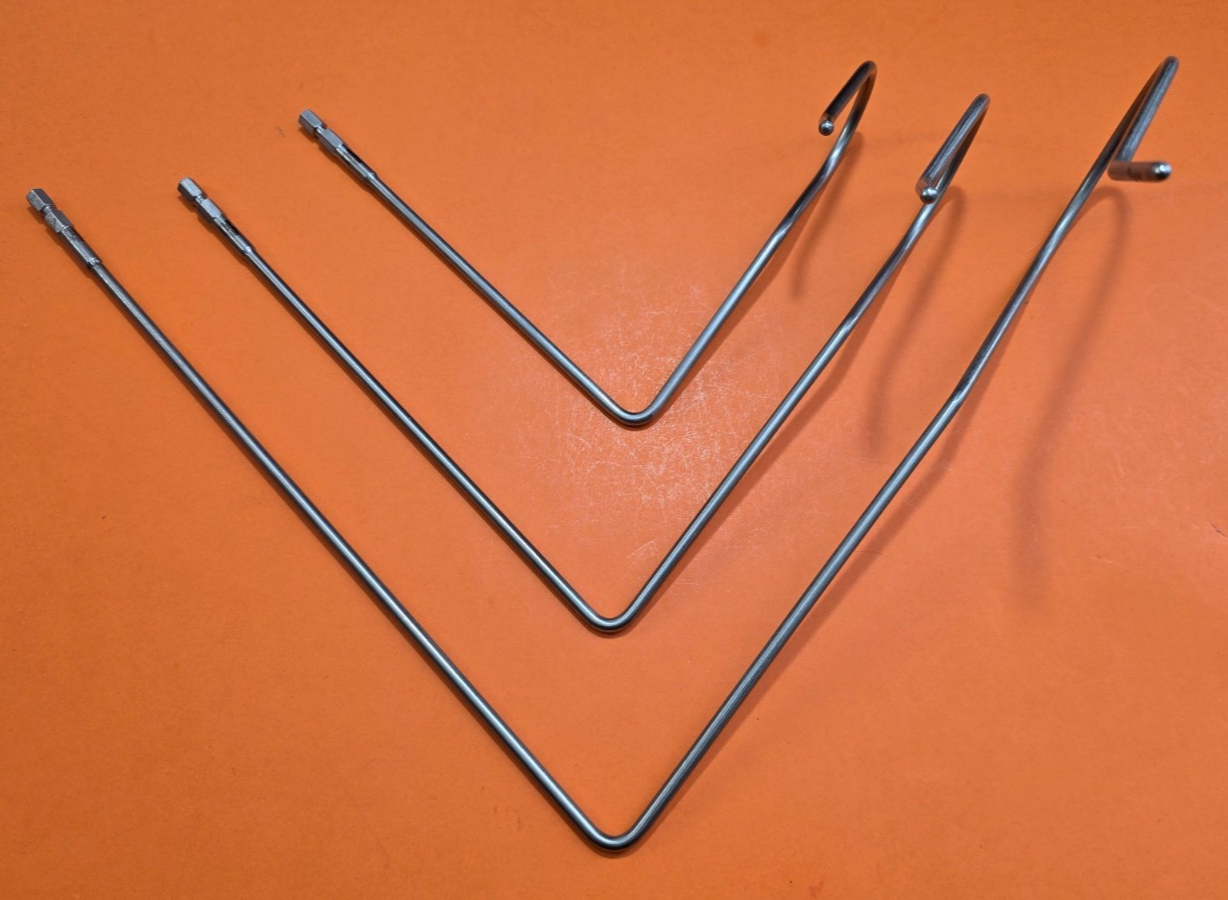 Mediflex 69703,69704,69705 Nathanson Liver Retractor Set of 3 Small,Medium,Large